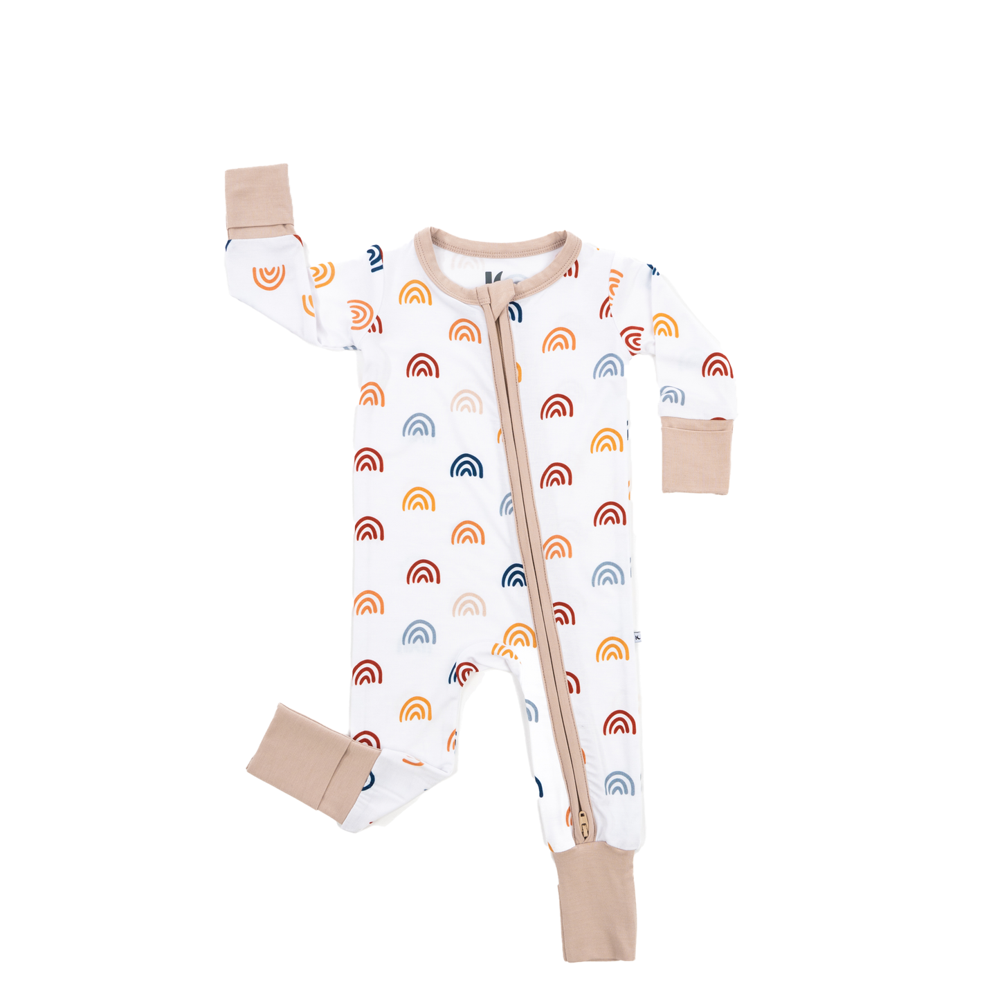 Zip Romper Rainbow